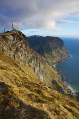 Coastal cliffs