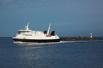 Fototapeta na wymiar Ferry in Norway