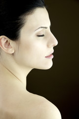 Fototapeta premium Portrait of purity beautiful skin