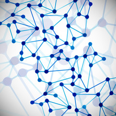 molecular structure, abstract background