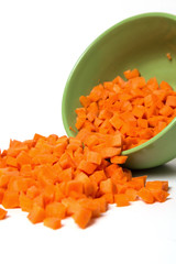 carrot in dish