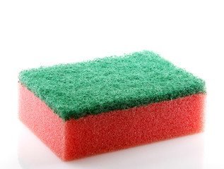 Sponge Isolated On White