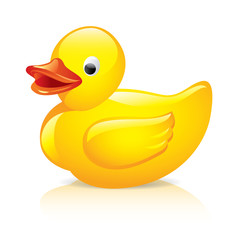Rubber duck vector illustration
