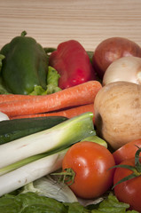 Verduras frontal