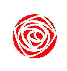red rose icon   vector