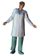 3d Female doctor