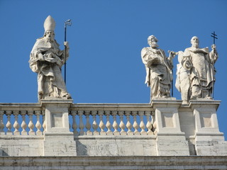 Naklejka premium Italie - Rome - Terrasse basilique Saint-Jean de Latran