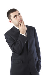 businessman thinking