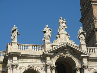 Italie - Rome - Terrasse basilique Sainte-Marie-Majeure