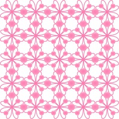 Fototapeta premium motif dentelle fleurs et points