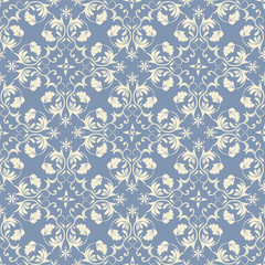 vector seamless damask pattern