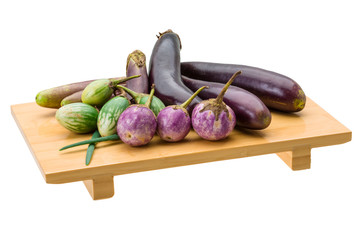 Asian egg-plant assortie