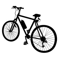 Obraz premium Bicycle Silhouette