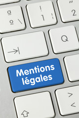 Mentions légales. Clavier