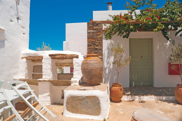 Traditional greek house on Sifnos island, Greece - 60796396