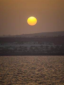 Sonnenuntergang &uuml;ber Pasito Blanco auf Gran Canaria