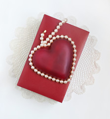 Red & White Valentine Keepsake