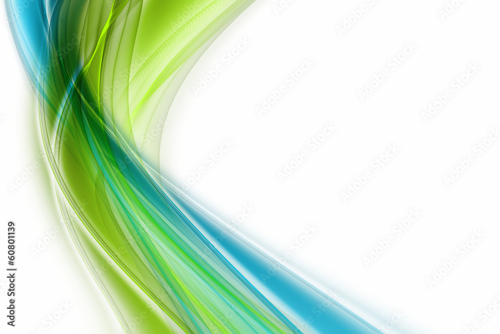 Fototapete abstract eco wave background design with space for your text