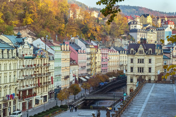 City center of Karlovy Vary