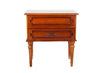 old bedside table