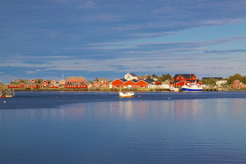 Naklejka premium Fishing port in Reine