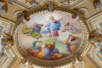Obraz premium Vienna - Baroque fresco of Transfiguration of the Lord