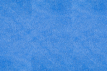 Blue plush terry texture