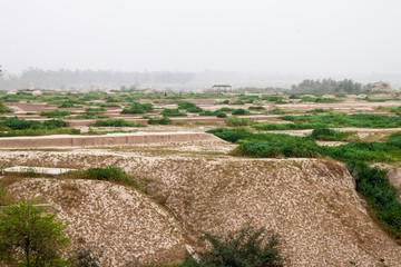 Ruins of ancient Achaemenid palace in Sush (Susa), Iran