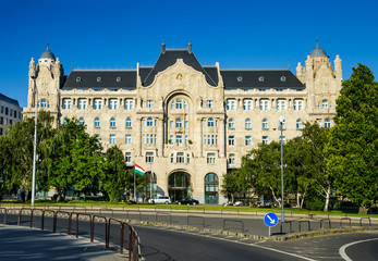 Fototapeta na wymiar Gresham Palace in Budapest, Hungary