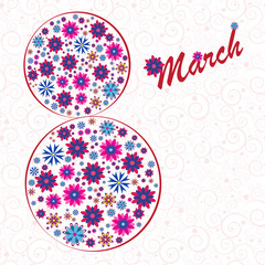 Happy Women's Day background