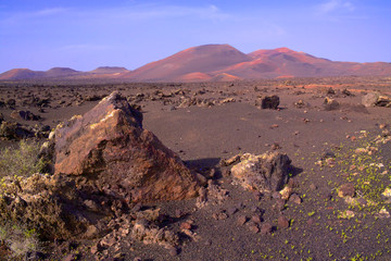 Volcanic desert