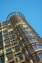 Office building, round corner