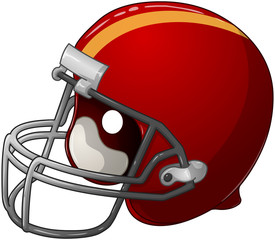 Red Football Helmet - 60812337