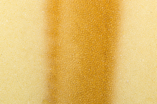 abstract background of yellow sponge