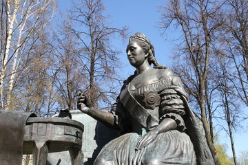 Fototapeta premium Памятник Екатерине