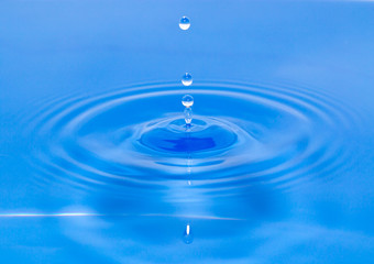 a drop of water. macro