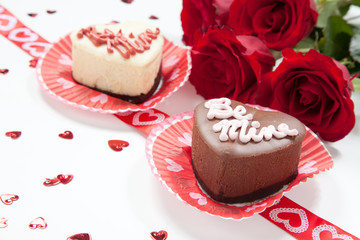 Chocolate And Vanilla Cheesecake
