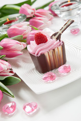 Valentine's Day Heart Shaped Chocolate Cups