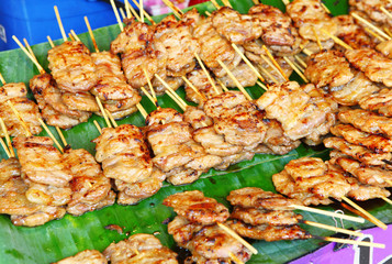 Grilled meat stick