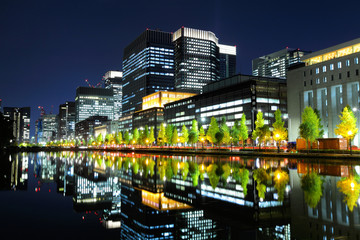 Fototapeta na wymiar Tokyo commercial area