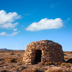 Maestrazgo shepherd shelter in Castellon Windmills