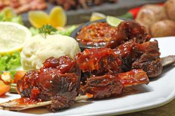 grilled ribs