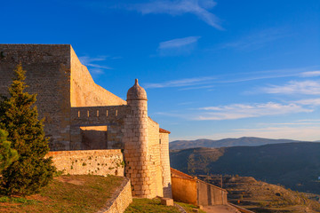 Morella in castellon Maestrazgo castle fort