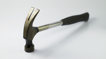 Hammer Isolated on white background stock photo