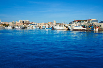 Naklejka na ściany i meble Santa Pola port marina in Alicante Spain