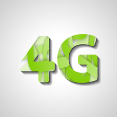 4G latest wireless communication, abstract symbol