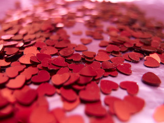 hearts confetti