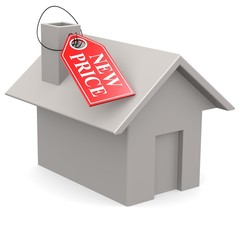 House new price label