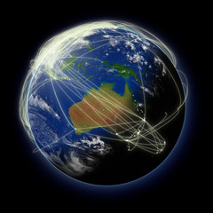 Network over Australia
