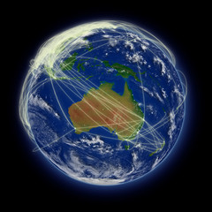 Network over Australia